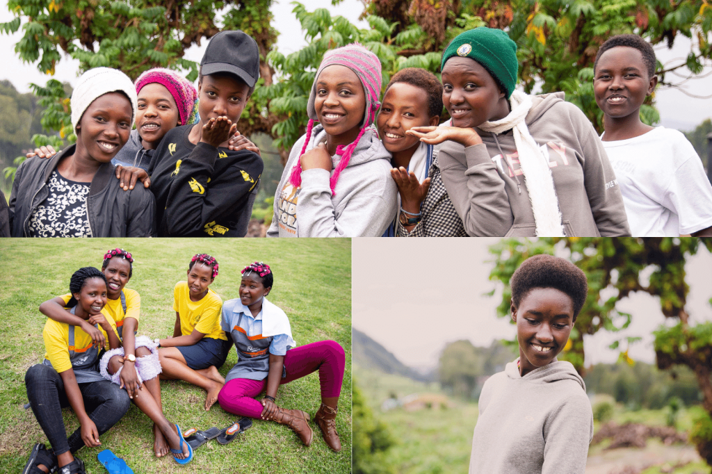 Group pictures of school girls
