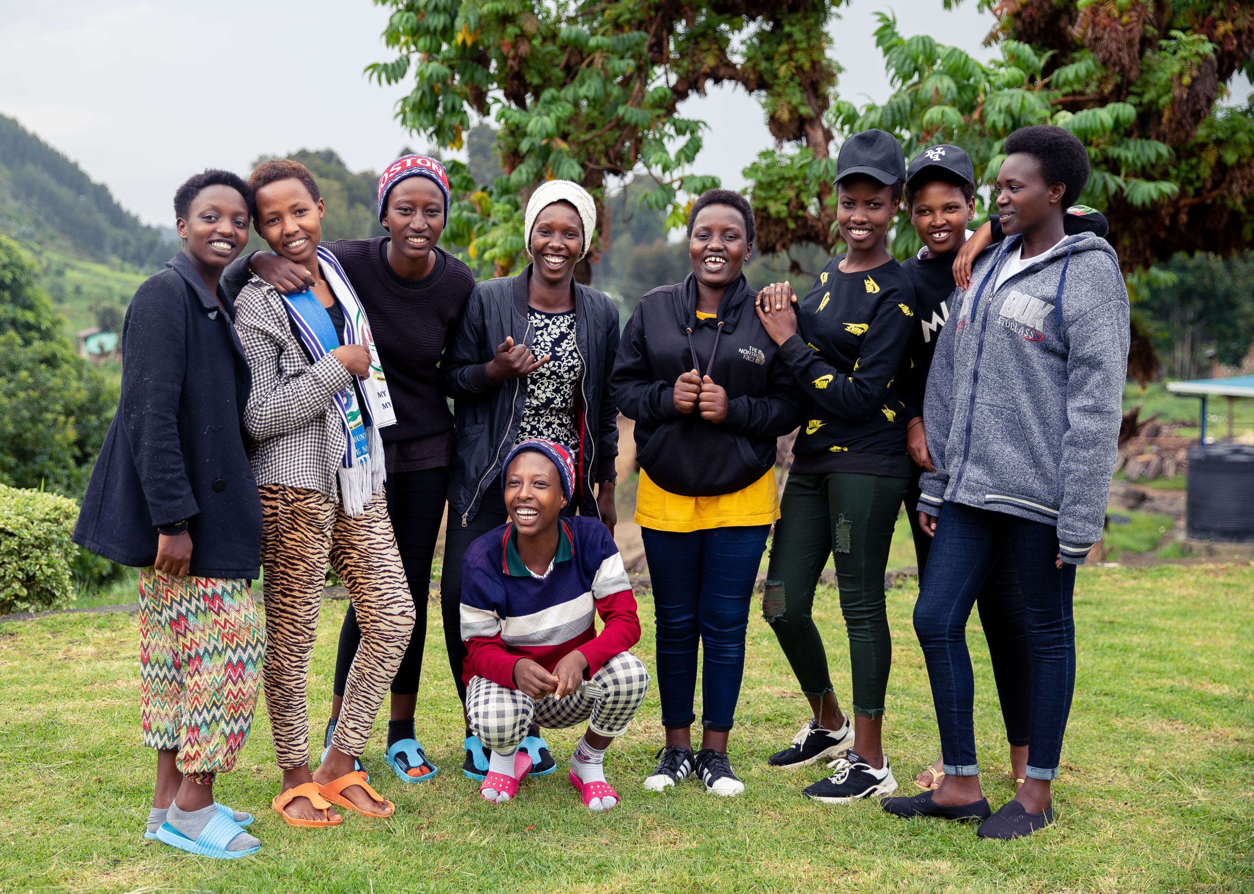 Williams-3 Group of school girls in Rwanda